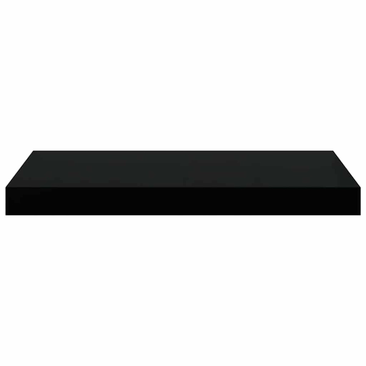 vidaXL Ράφια Τοίχου 2 τεμ. Μαύρα 50x23x3,8 εκ. MDF