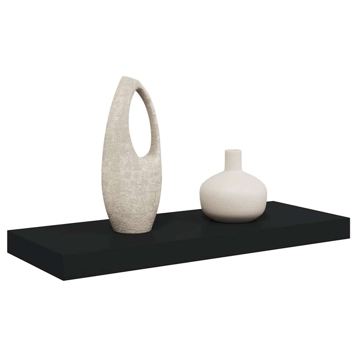 vidaXL Ράφι Τοίχου Μαύρο 60 x 23,5 x 3,8 εκ. MDF