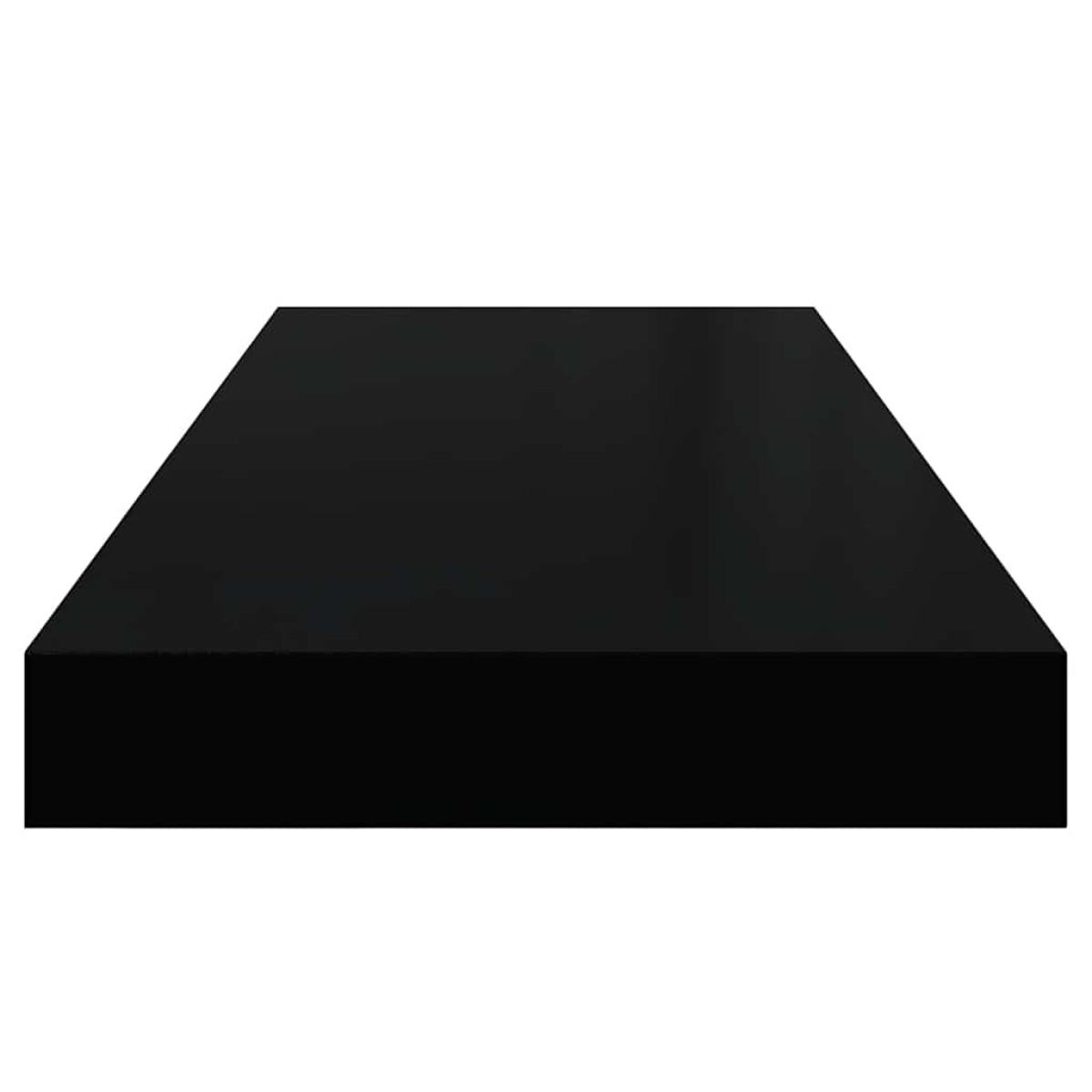 vidaXL Ράφι Τοίχου Μαύρο 60 x 23,5 x 3,8 εκ. MDF