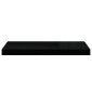 vidaXL Ράφια Τοίχου 2 τεμ. Μαύρα 60x23,5x3,8 εκ. MDF