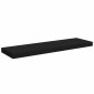 vidaXL Ράφι Τοίχου Μαύρο 80x23,5x3,8 εκ. MDF