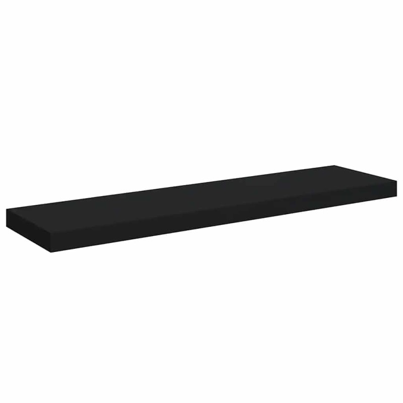 vidaXL Ράφι Τοίχου Μαύρο 90 x 23,5 x 3,8 εκ. MDF
