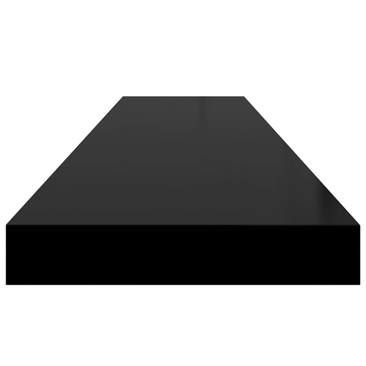 vidaXL Ράφι Τοίχου Μαύρο 120x23,5x3,8 εκ. MDF