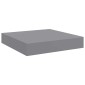 vidaXL Ράφι Τοίχου Γκρι 23x23,5x3,8 εκ. από MDF