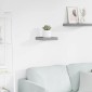 vidaXL Ράφι Τοίχου Γκρι 23x23,5x3,8 εκ. από MDF