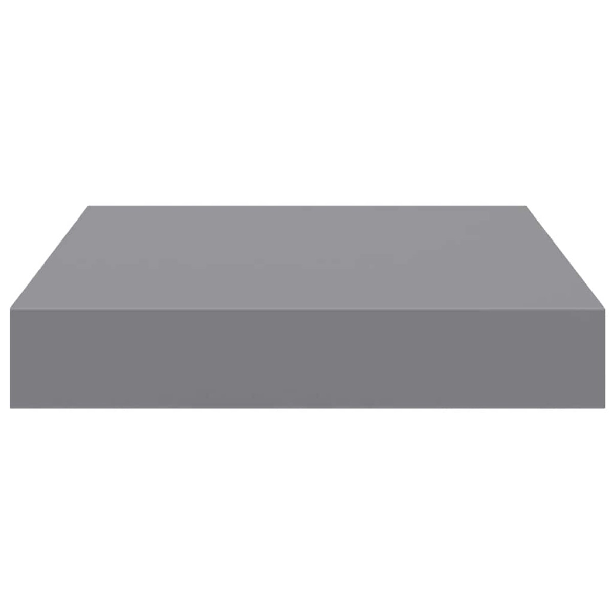 vidaXL Ράφια Τοίχου 2 τεμ. Γκρι 23x23,5x3,8 εκ. MDF