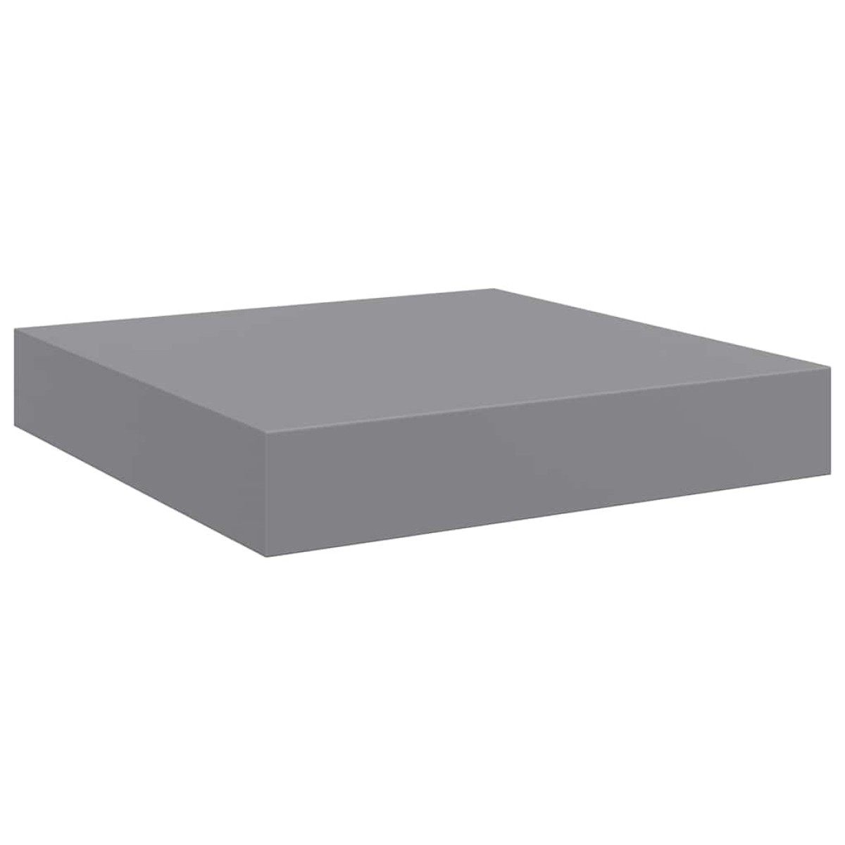 vidaXL Ράφια Τοίχου 4 τεμ. Γκρι 23x23,5x3,8 εκ. MDF