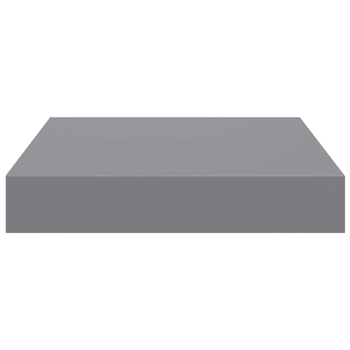 vidaXL Ράφια Τοίχου 4 τεμ. Γκρι 23x23,5x3,8 εκ. MDF