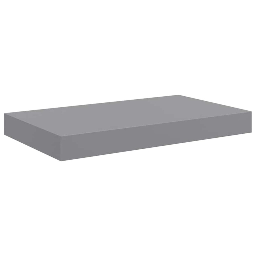vidaXL Ράφι Τοίχου Γκρι 40x23,5x3,8 εκ. MDF