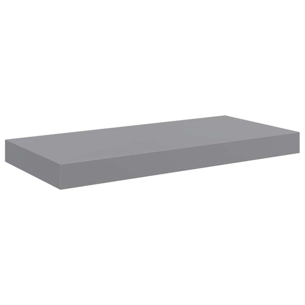 vidaXL Ράφι Τοίχου Γκρι 50x23,5x3,8 εκ. MDF