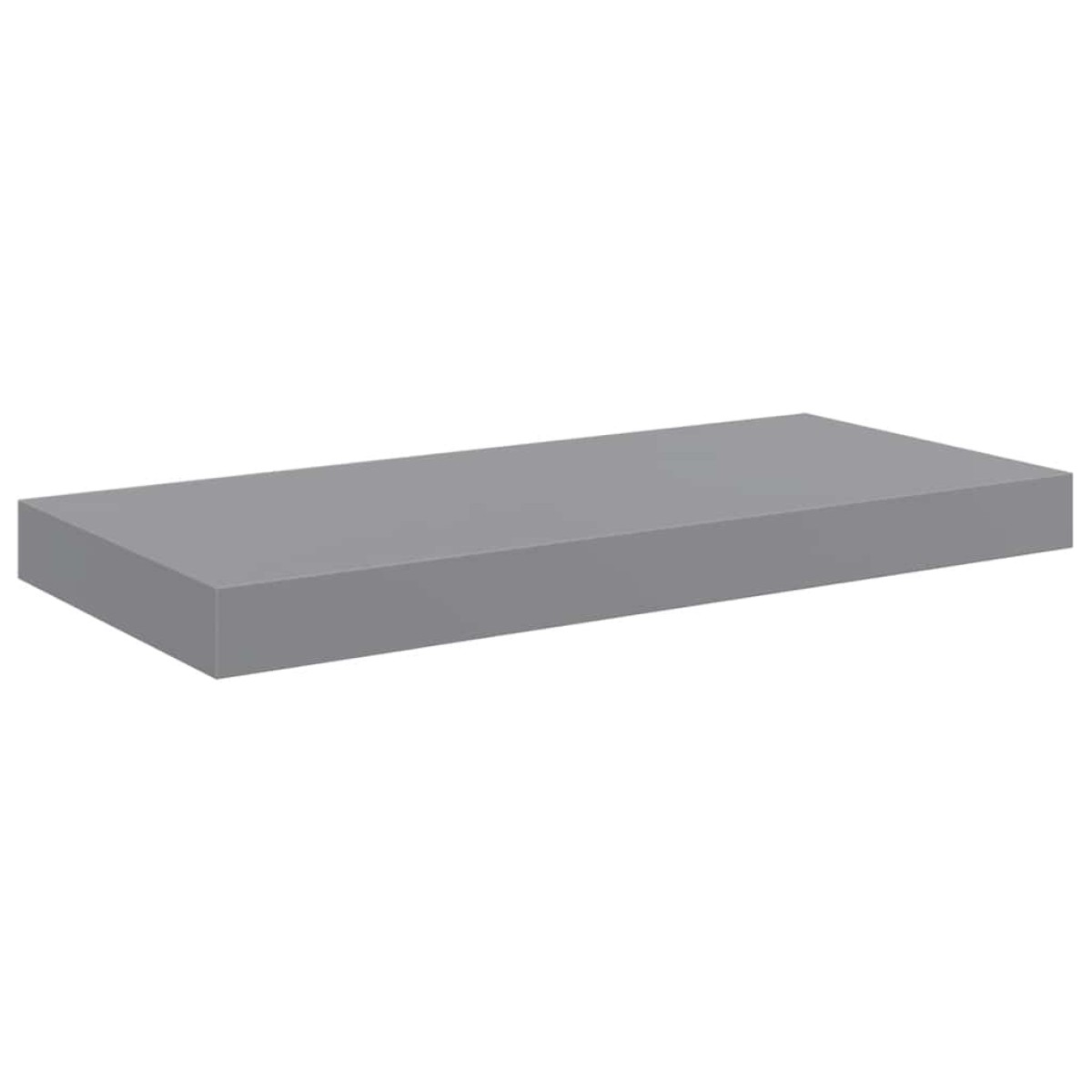 vidaXL Ράφι Τοίχου Γκρι 50x23x3,8 εκ. MDF