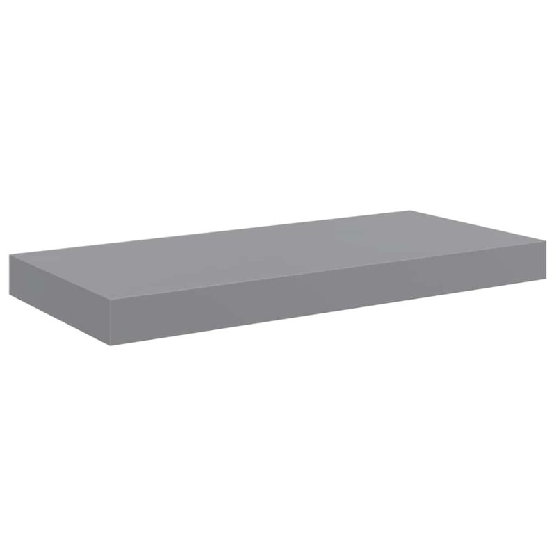 vidaXL Ράφι Τοίχου Γκρι 50x23,5x3,8 εκ. MDF