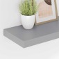 vidaXL Ράφι Τοίχου Γκρι 50x23x3,8 εκ. MDF
