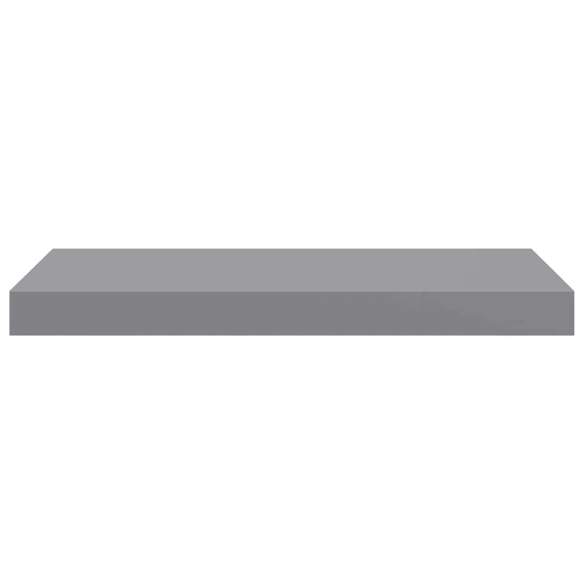 vidaXL Ράφι Τοίχου Γκρι 50x23x3,8 εκ. MDF