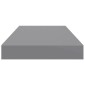 vidaXL Ράφι Τοίχου Γκρι 50x23x3,8 εκ. MDF