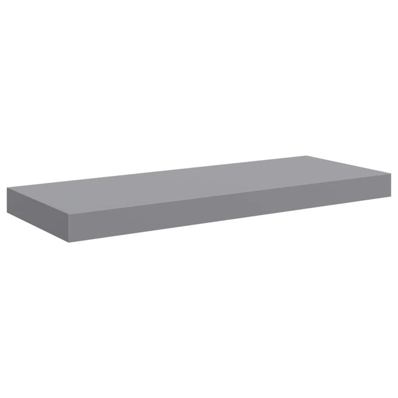 vidaXL Ράφι Τοίχου Γκρι 60x23,5x3,8 εκ. MDF