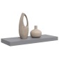 vidaXL Ράφι Τοίχου Γκρι 60x23,5x3,8 εκ. MDF