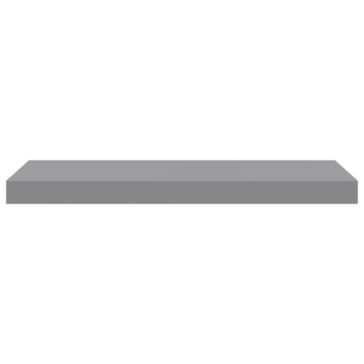 vidaXL Ράφι Τοίχου Γκρι 60x23,5x3,8 εκ. MDF