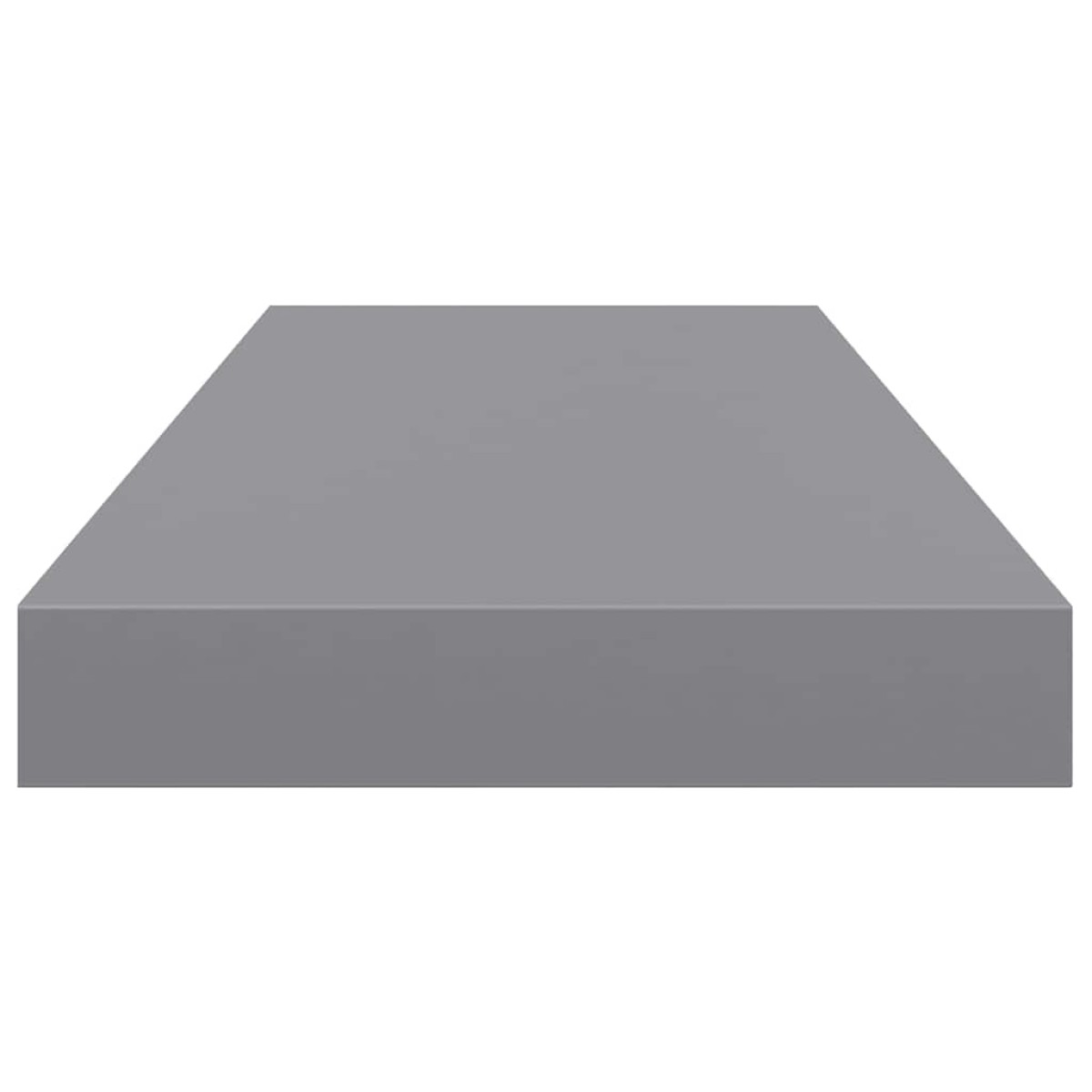 vidaXL Ράφι Τοίχου Γκρι 60x23,5x3,8 εκ. MDF