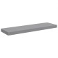 vidaXL Ράφια Τοίχου 2 τεμ. Γκρι 80x23,5x3,8 εκ. MDF