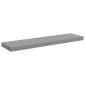 vidaXL Ράφια Τοίχου 2 τεμ. Γκρι 90x23,5x3,8 εκ. MDF