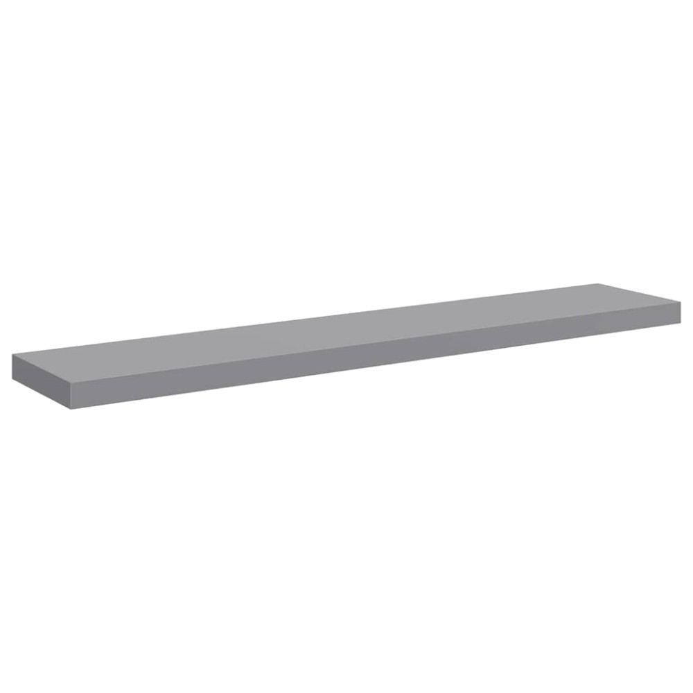 vidaXL Ράφι Τοίχου Γκρι 120x23,5x3,8 εκ. MDF