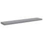 vidaXL Ράφι Τοίχου Γκρι 120x23,5x3,8 εκ. MDF