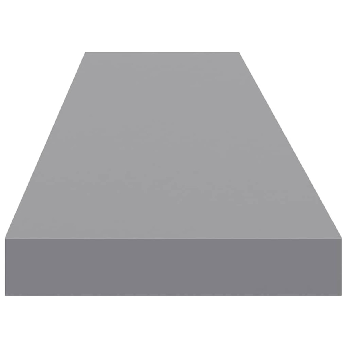 vidaXL Ράφι Τοίχου Γκρι 120x23,5x3,8 εκ. MDF