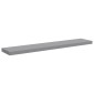 vidaXL Ράφια Τοίχου 2 τεμ. Γκρι 120x23,5x3,8 εκ. MDF