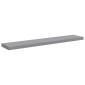 vidaXL Ράφια Τοίχου 4 τεμ. Γκρι 120x23,5x3,8 εκ. MDF