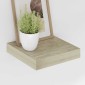 vidaXL Ράφι Τοίχου Χρώμα Δρυός 23x23,5x3,8 εκ. MDF