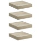 vidaXL Ράφια Τοίχου 4 τεμ. Χρώμα Δρυός 23x23,5x3,8 εκ. MDF