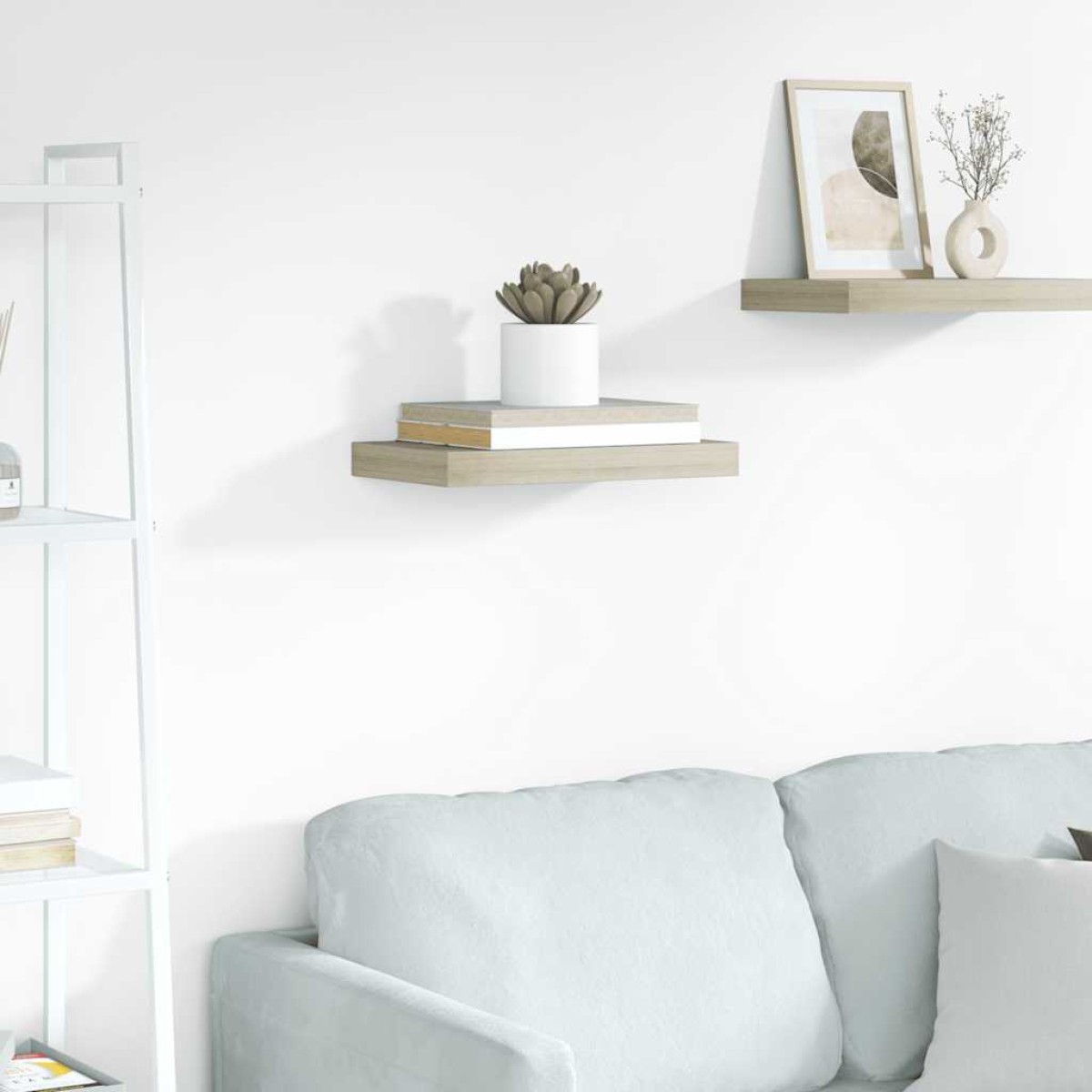 vidaXL Ράφι Τοίχου Χρώμα Δρυός 40x23x3,8 εκ. MDF