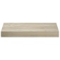 vidaXL Ράφια Τοίχου 2 τεμ. Χρώμα Δρυός 40x23x3,8 εκ. MDF