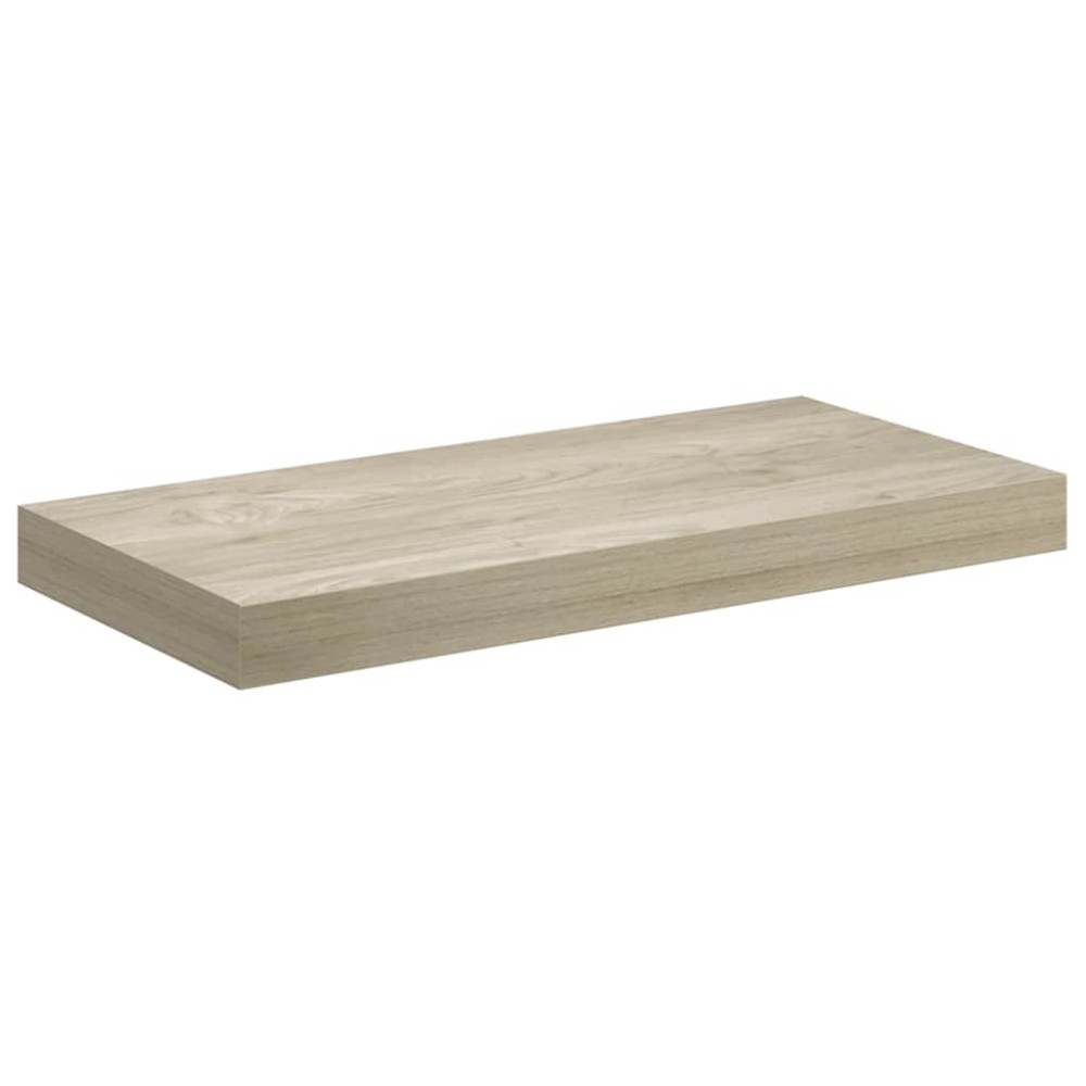 vidaXL Ράφι Τοίχου Χρώμα Δρυός 50x23,5x3,8 εκ. MDF