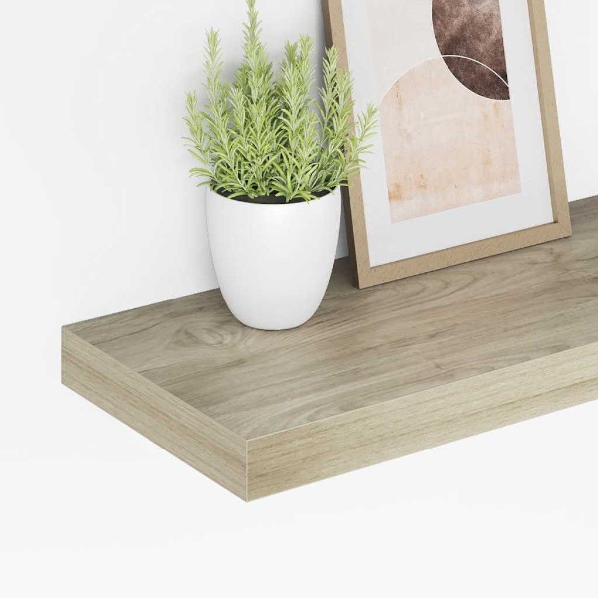 vidaXL Ράφι Τοίχου Χρώμα Δρυός 50x23x3,8 εκ. MDF