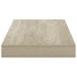 vidaXL Ράφι Τοίχου Χρώμα Δρυός 50x23x3,8 εκ. MDF