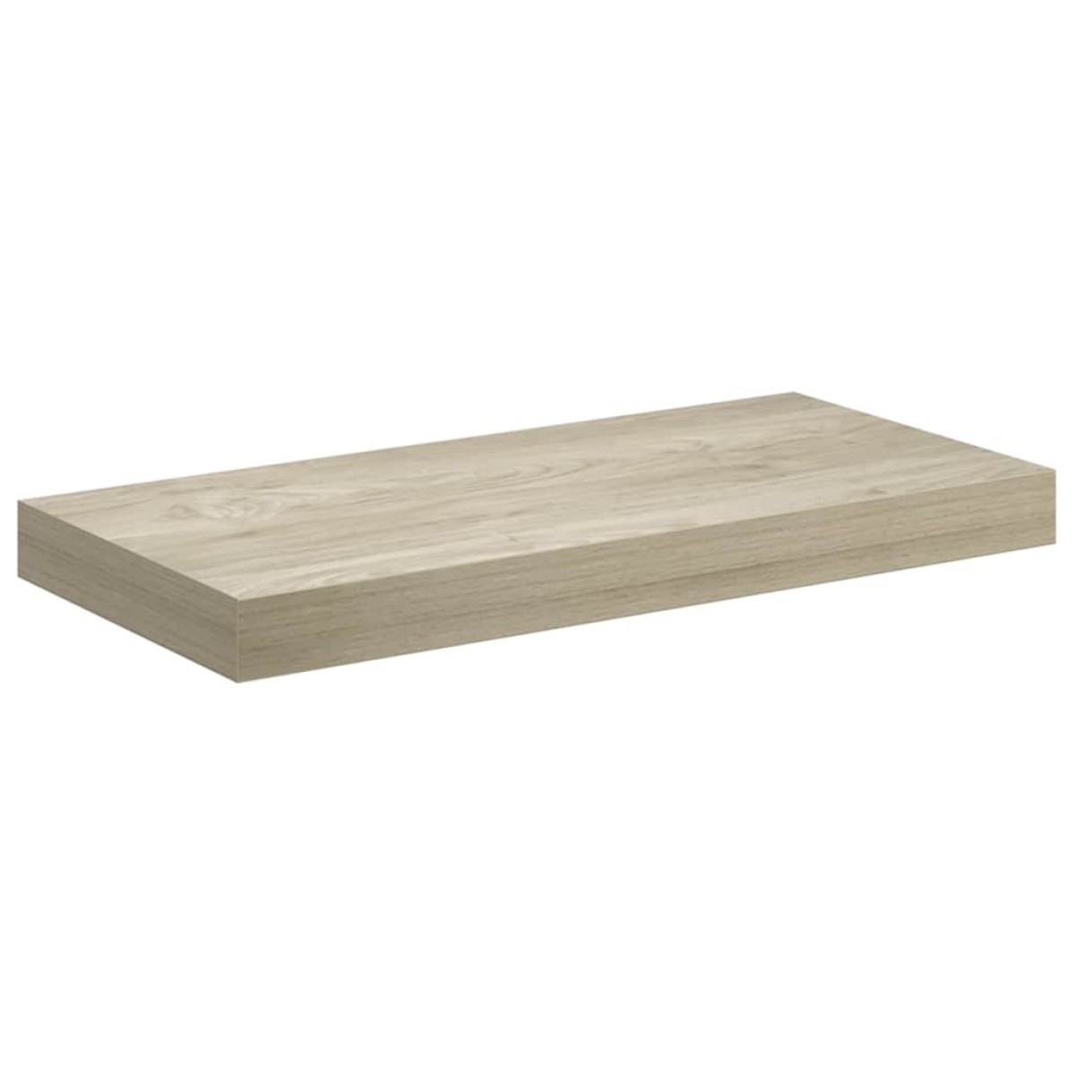 vidaXL Ράφια Τοίχου 2 τεμ. Χρώμα Δρυός 50x23x3,8 εκ. MDF