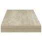 vidaXL Ράφι Τοίχου Χρώμα Δρυός 60x23,5x3,8 εκ. MDF