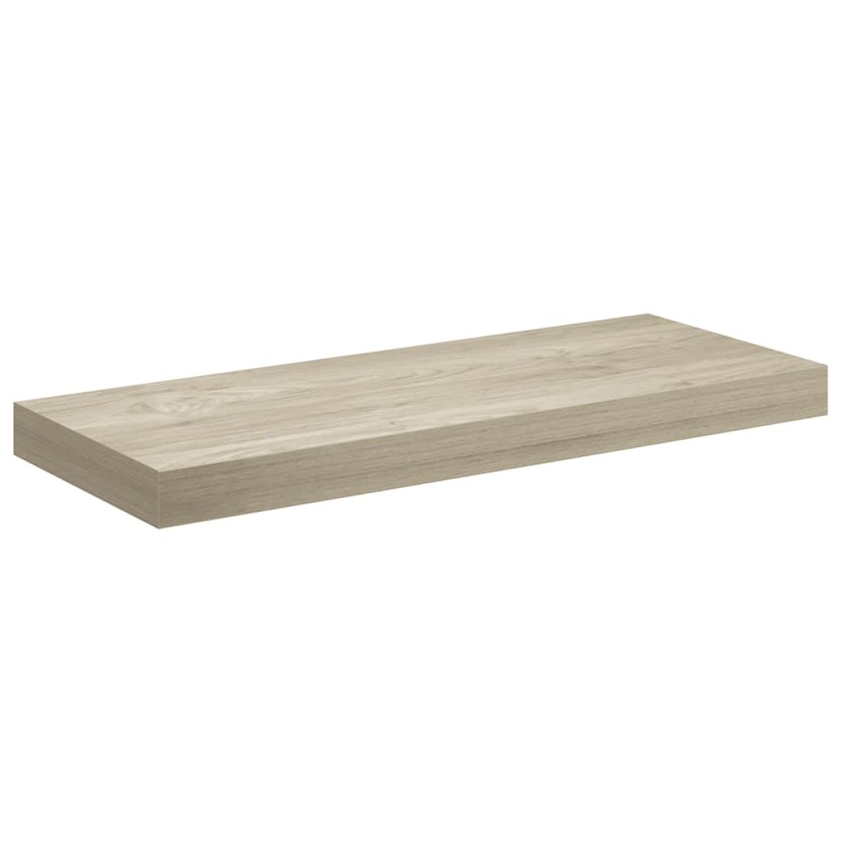 vidaXL Ράφια Τοίχου 2 τεμ. Χρώμα Δρυός 60x23,5x3,8 εκ. MDF