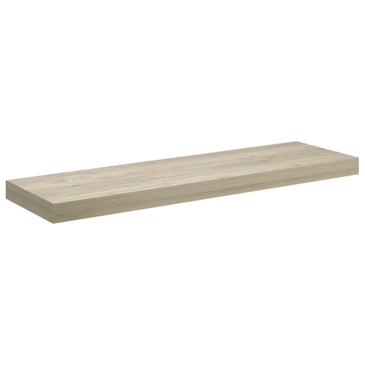 vidaXL Ράφι Τοίχου Χρώμα Δρυός 80x23,5x3,8 εκ. MDF