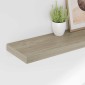 vidaXL Ράφι Τοίχου Χρώμα Δρυός 90x23,5x3,8 εκ. MDF