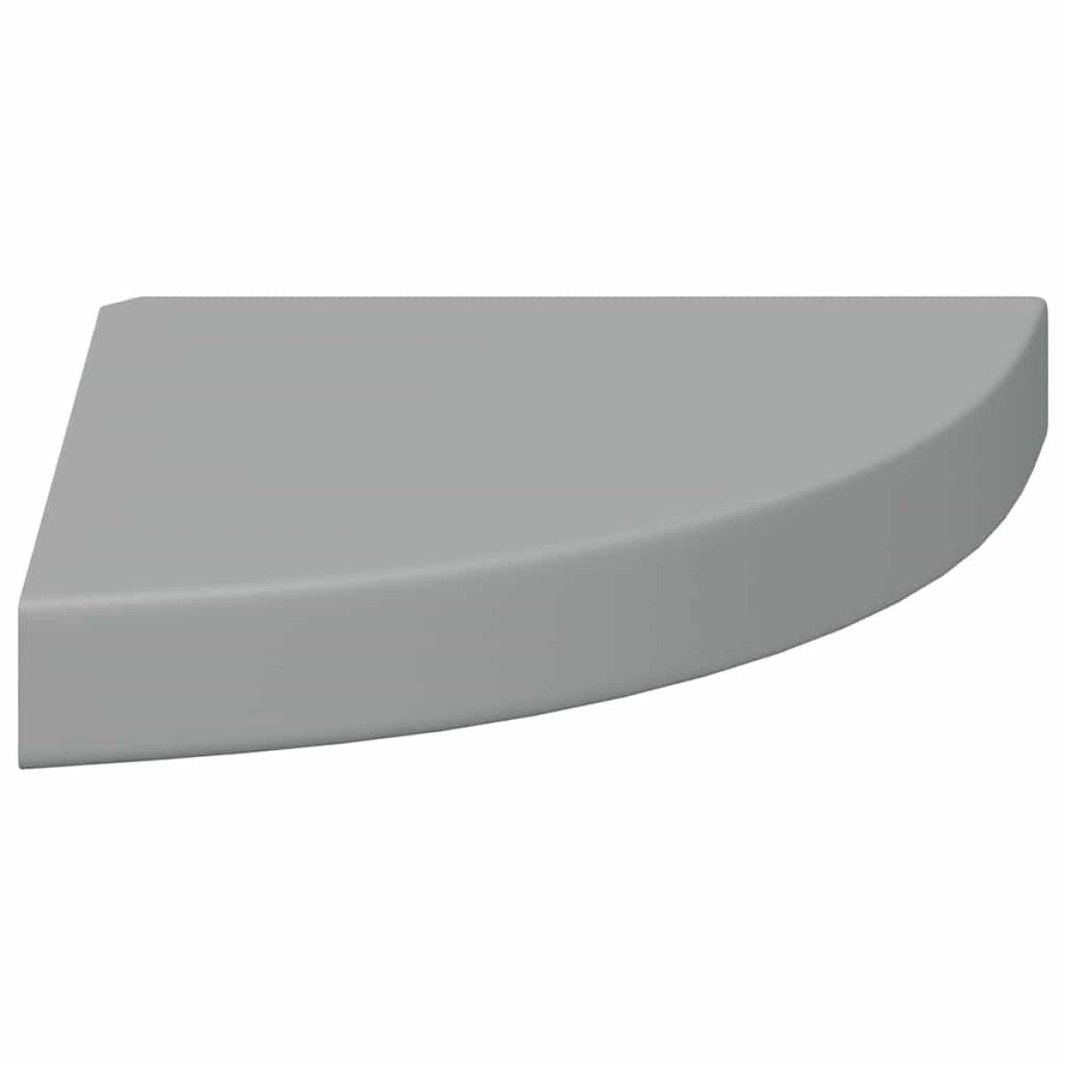 vidaXL Ράφι Τοίχου Γωνιακό Γκρι 25 x 25 x 3,8 εκ. από MDF