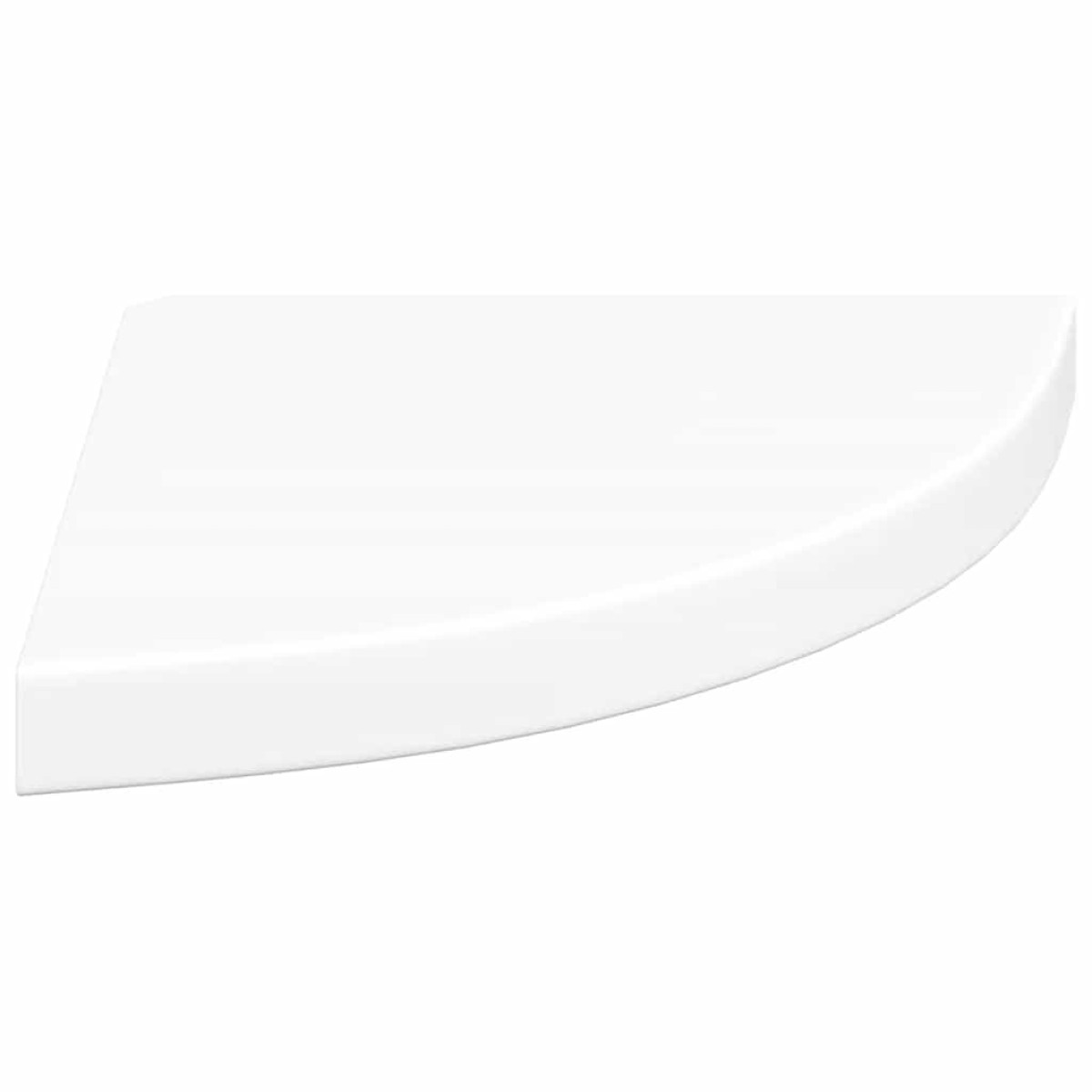 vidaXL Ράφι Τοίχου Γωνιακό Λευκό 35x35x3,8 εκ. από MDF