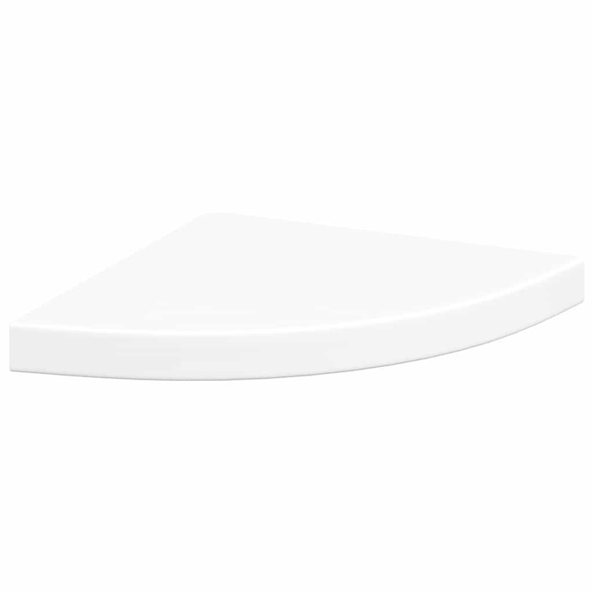 vidaXL Ράφια Τοίχου Γωνιακά 2 τεμ. Άσπρα 35x35x3,8 εκ. MDF