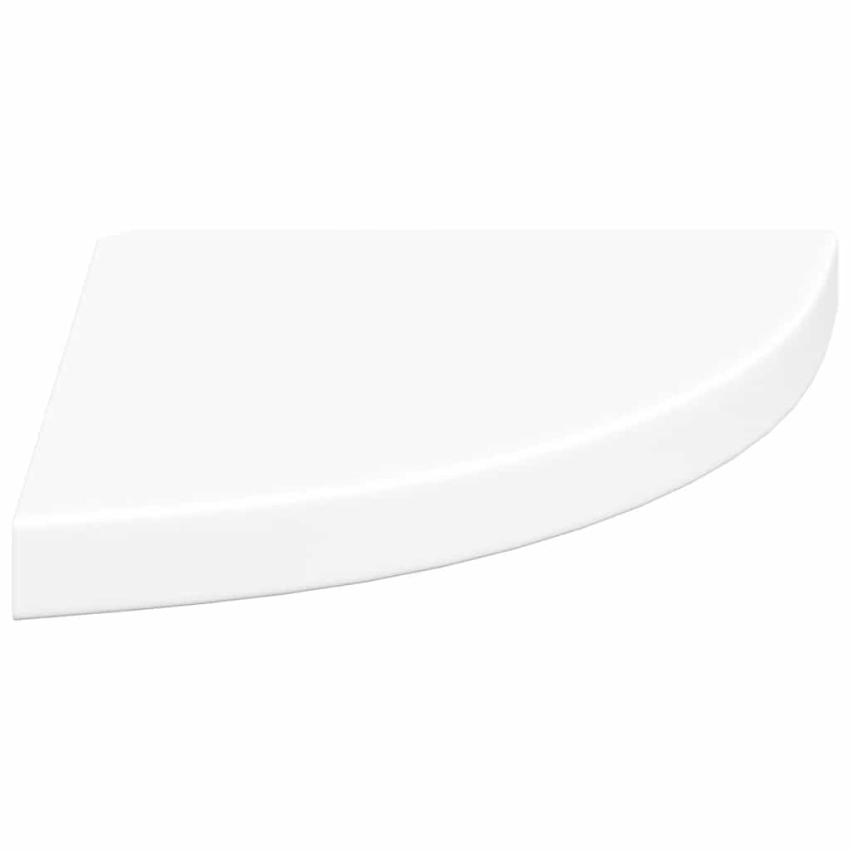 vidaXL Ράφια Τοίχου Γωνιακά 2 τεμ. Άσπρα 35x35x3,8 εκ. MDF