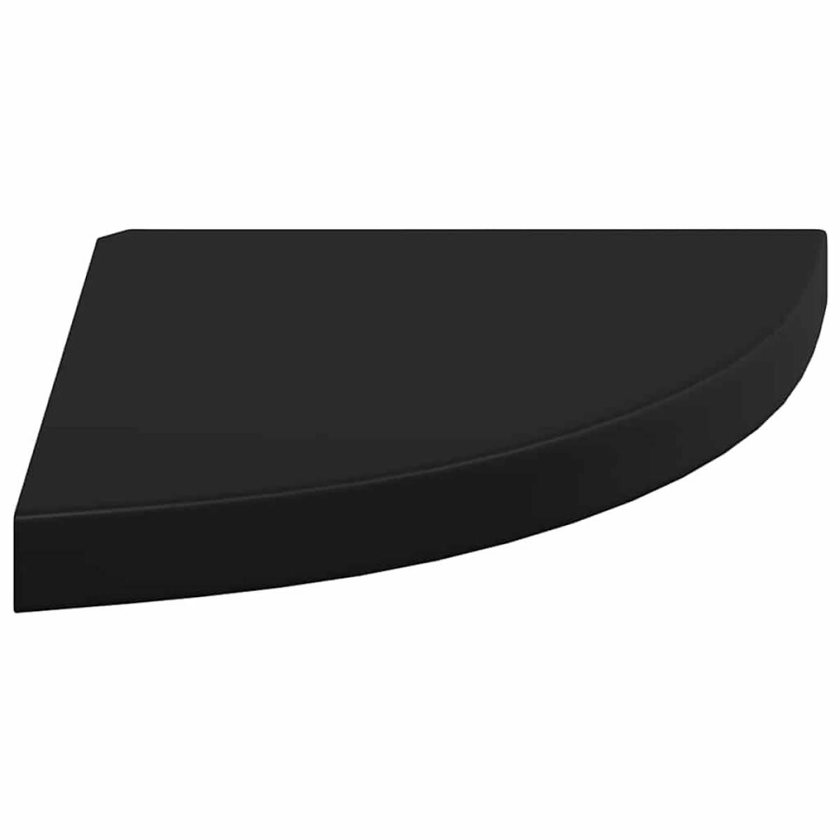 vidaXL Ράφια Τοίχου 4 τεμ. Μαύρα 35x35x3,8 εκ. από MDF