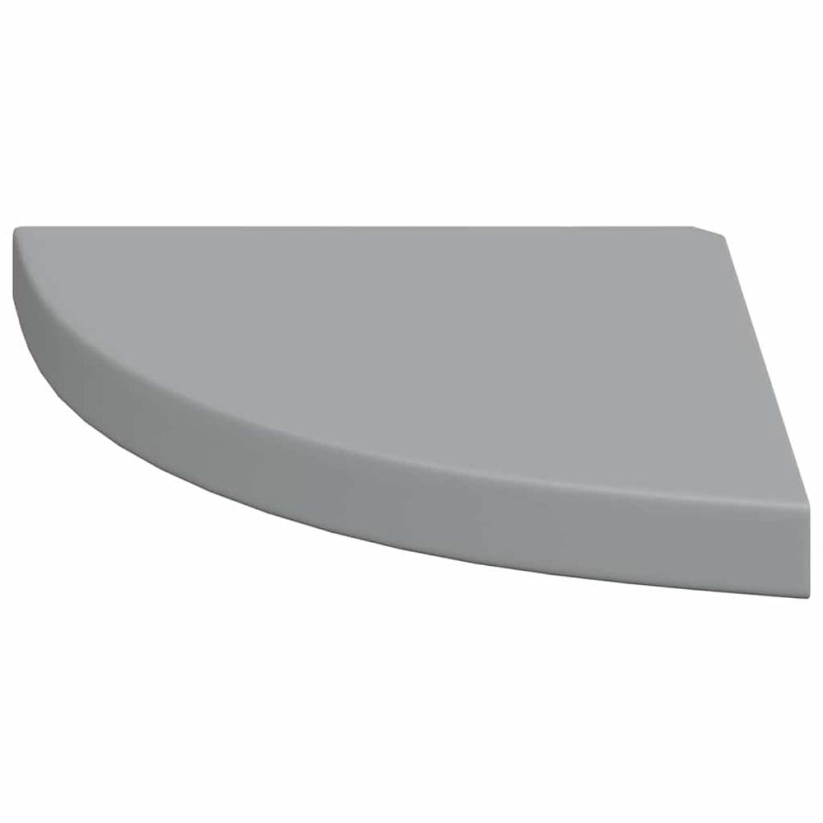 vidaXL Ράφια Τοίχου Γωνιακά 2 τεμ. Γκρι 35x35x3,8 εκ. MDF
