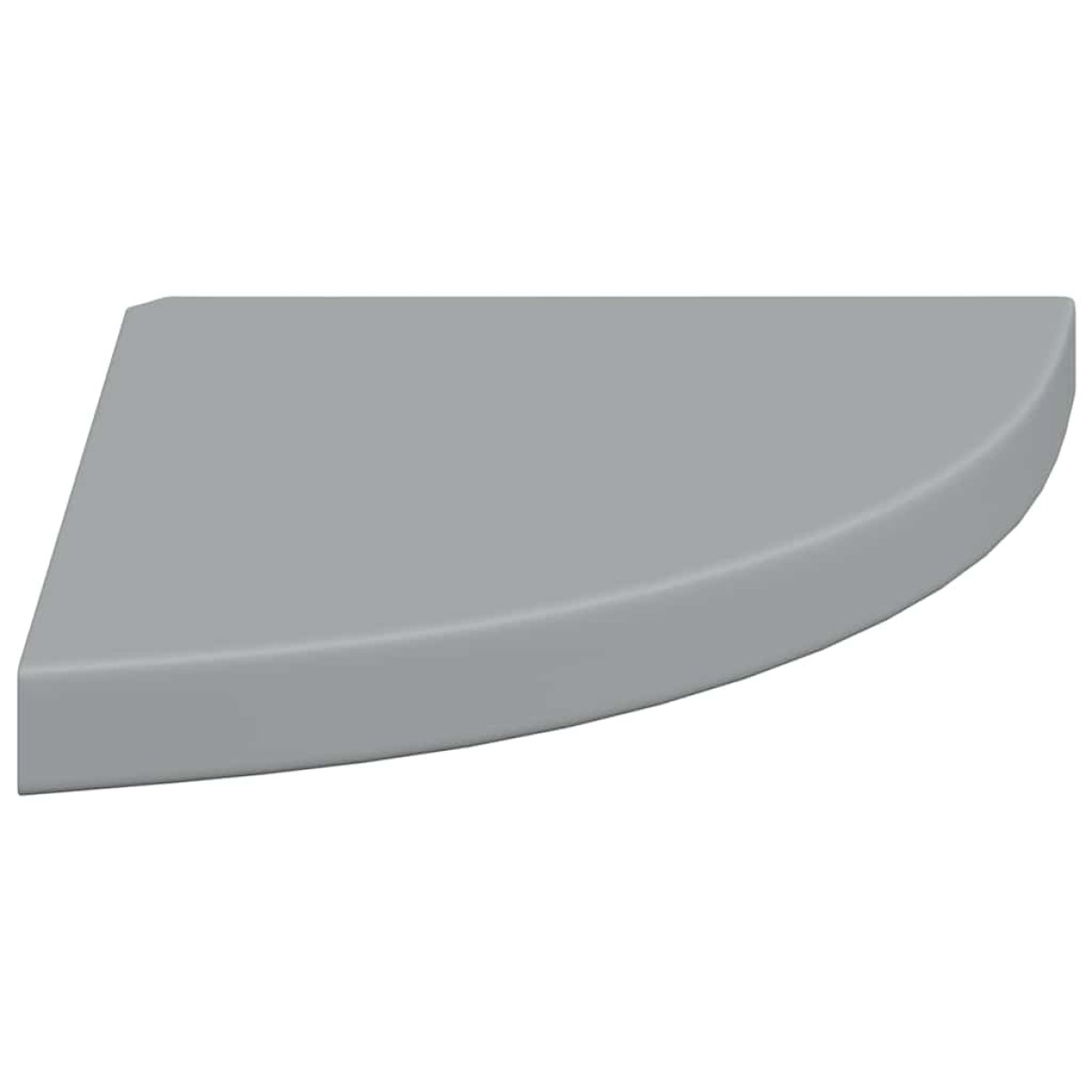 vidaXL Ράφια Τοίχου Γωνιακά 4 τεμ. Γκρι 35x35x3,8 εκ. MDF