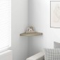 vidaXL Ράφι Τοίχου Γωνιακό Χρώμα Δρυός 35x35x3,8 εκ. από MDF